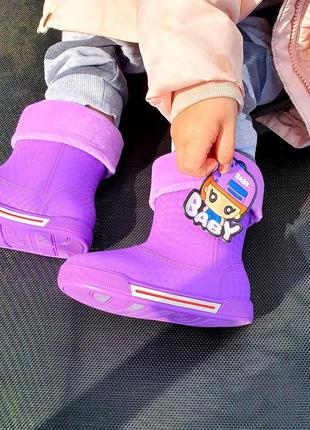 Гумові чобітки для дівчинки