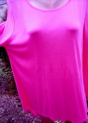 Платье туника новый сток с этикеткой 100% вискоза оверсайз батал большой размер удлинённый лонгслив ассиметрия3 фото