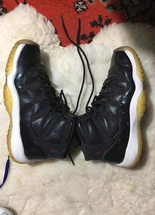 Баскетбол. кроссовки jordan 11 retro "72-10" 378037-002 р.38 ст. 24см1 фото