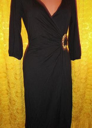 Класичне вечірнє плаття пряжка р. s-m - міді в обтяжку