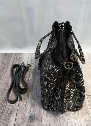 Леопардовая сумка с длинным ремешком4 фото