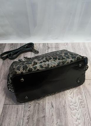 Леопардовая сумка с длинным ремешком2 фото