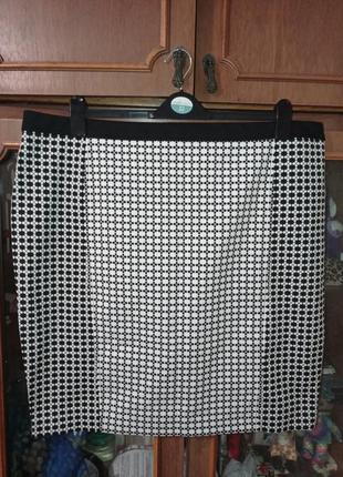 Юбка батал демисезонная лето uk 24