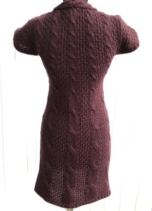Классный удлинённый свитер на короткий рукав.5 фото