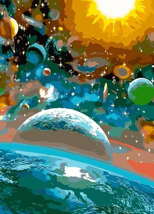 Художній творчий набір, картина за номерами краса всесвіту, 50x40 см, «art story» (as0104)