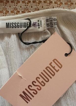 Шикарная белая блуза missguided10 фото