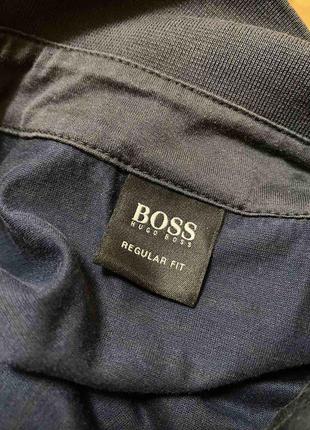 Чоловіча сорочка поло з довгим рукавом бренд hugo boss5 фото
