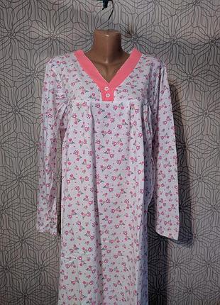 Нічна сорочка тепла, ночнушка теплая с начёсом узбекистан