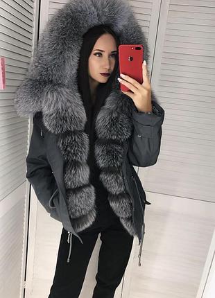 ⚜️парку з хутром песця