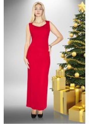 Плаття алеся тп-81 трикотаж червоний