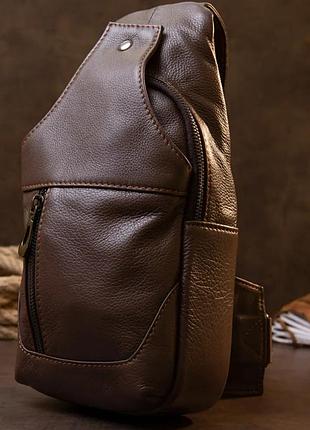Мужская сумка кожаная на плечо