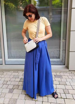 Брюки- юбка палаццо гг-2021 джинс