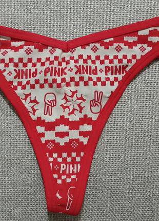 Бавовняні стрінги pink