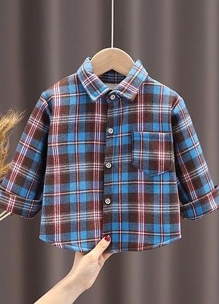 Тёплые байковые рубашки для ваших стильных мальчиков 😎