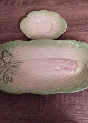 Блюдо и блюдце винтаж