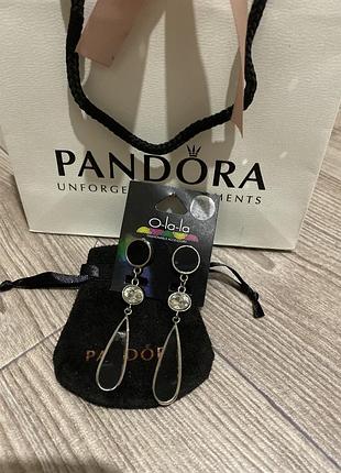 Длинные нарядные серьги 4