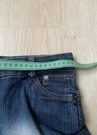 Трендовые стильные джинсы с имитацией заплаток4 фото