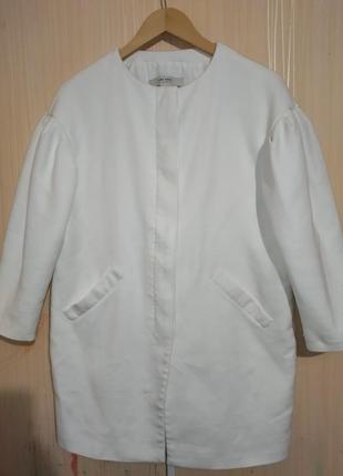 Короткое пальто пиджак zara