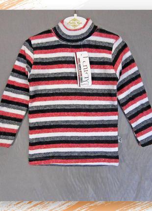 Гольф полоска начес