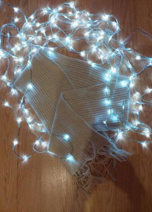 Жіночий в'язаний шарф