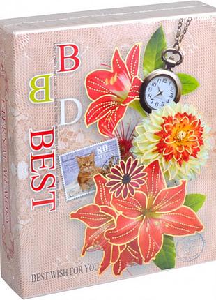 Фотоальбом 80 фотографий 10×15 см сад цветов