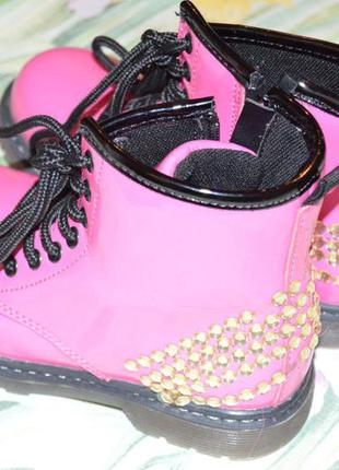 Шикарные ботинки кожа lily & dan под dr  martens2 фото