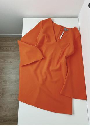 Новое трендовое оранжевое платье asos 2021