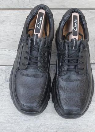 Clarks active мужские кожаные ботинки черного цвета оригинал 41.5 размер3 фото