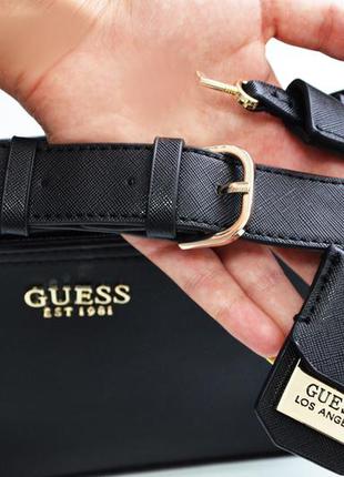 Сумка-багет guess black georgiana + видеообзор3 фото