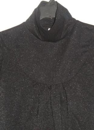 Блузон черный нарядный1 фото