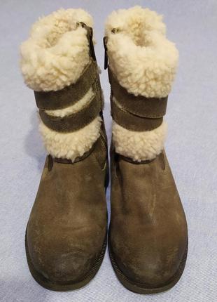 Ботинки кожаные ugg blayre зимние полусапожки черевики шкіряні зимові чобітки сапоги уггі угги6 фото