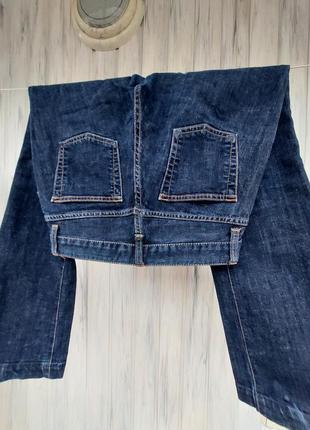 Классные джинсы-классика, прямые, красивого синего цвета3 фото