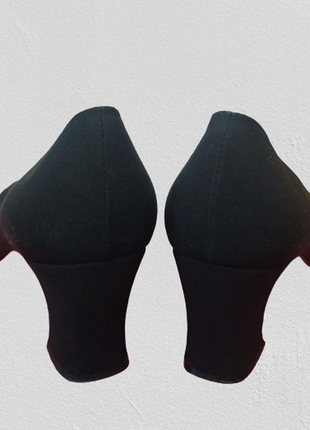 Туфли,  лодочки, черные, stuart weitzman 4