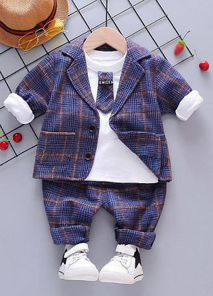 Якісний твідовий костюм. трійка.