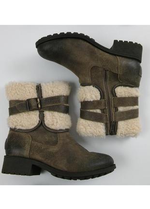 Черевики шкіряні ugg blayre зимові чоботи черевики шкіряні зимові чобітки чоботи уггі уггі