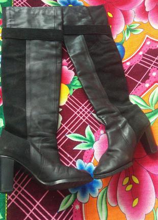 Сапоги кожанные   р 38