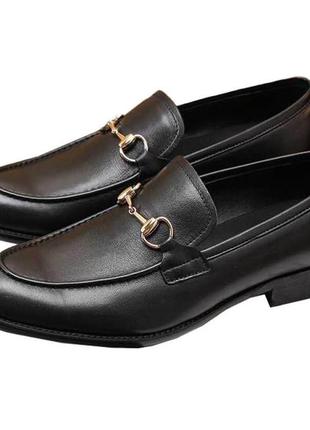 Стильные брендовые кожаные мужские туфли3 фото