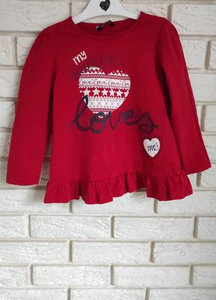 Платье хлопковое на девочку 3-4года