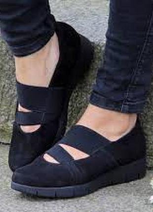 Р.37 clarks туфли женские замшевые  оригинал