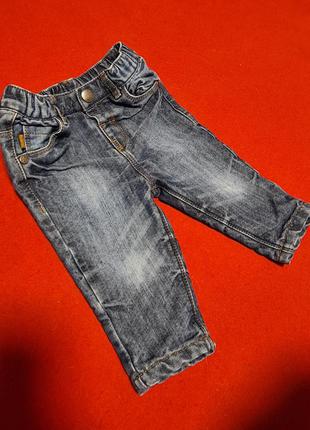Стильные джинсы для малышей от next на 3-6 мес4 фото