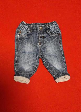 Стильные джинсы для малышей от next на 3-6 мес5 фото