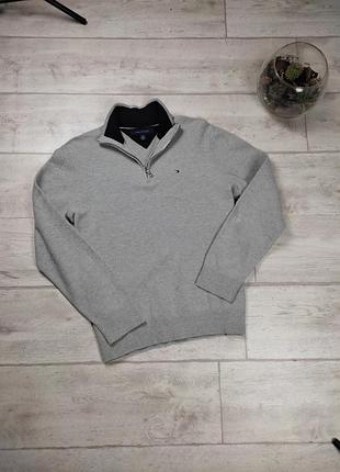Базовый свитер свитшот tommy hilfiger