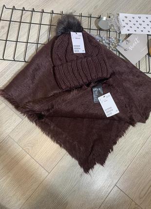 Шапка і шарф h&m