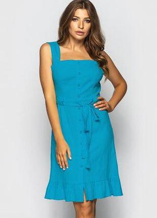 Сукня сарафан льон 2