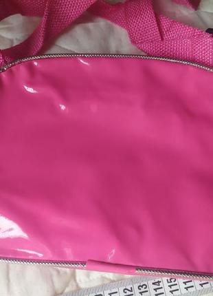 Сумка детская розовая фроузен с ремешком3 фото