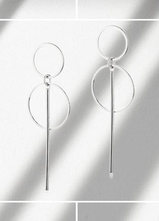 Серьги серёжки бижутерия нежные