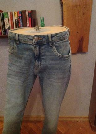 Завужені джинси бренду esprit (slim), оригінал, р. 46-48 (w32 l34)2 фото