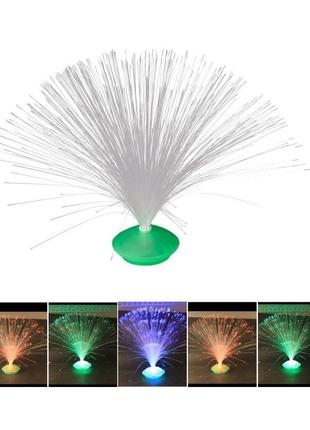 Оптоволоконный светящийся фонтан/новогодний подарок/ночник