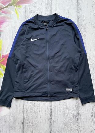 Крутая кофта спортивная олимпийка на молнии nike dri-fit 12-13лет