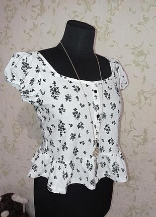Блуза короткая 2